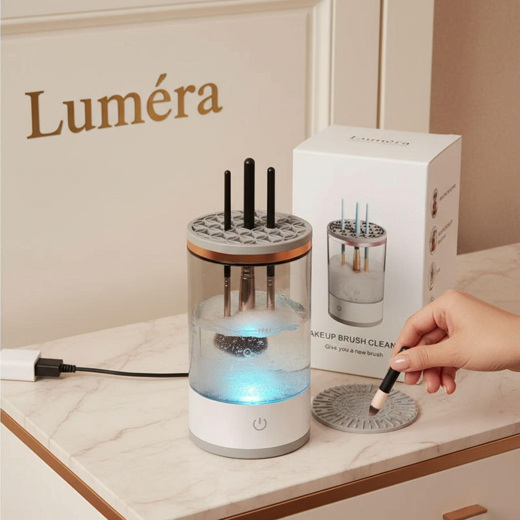 USB Plug-In Electric Makeup Brush Cleaner & Dryer